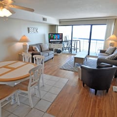The Oceans 906 Oceanfront 2 bedroom, 2 bath condo with 2 Private Balconies