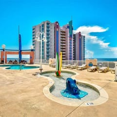 Oceanfront 3BR/3B Lockout. Resort Amenities, Pools, Lazy River, Kiddie Pool