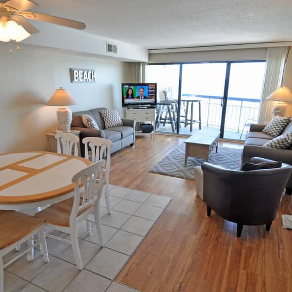 The Oceans 906 Oceanfront 2 bedroom, 2 bath condo with 2 Private Balconies - Image 1