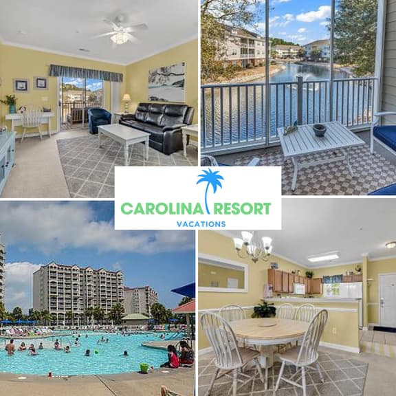 Barefoot Landing 2BR/2BA at Willow Bend 822. Water View with Pool - Image 1